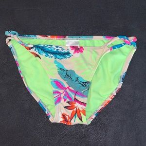 Super cute tropical tan bikini bottom